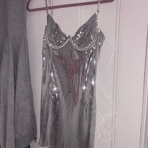 White Fox Gimme the light mini dress